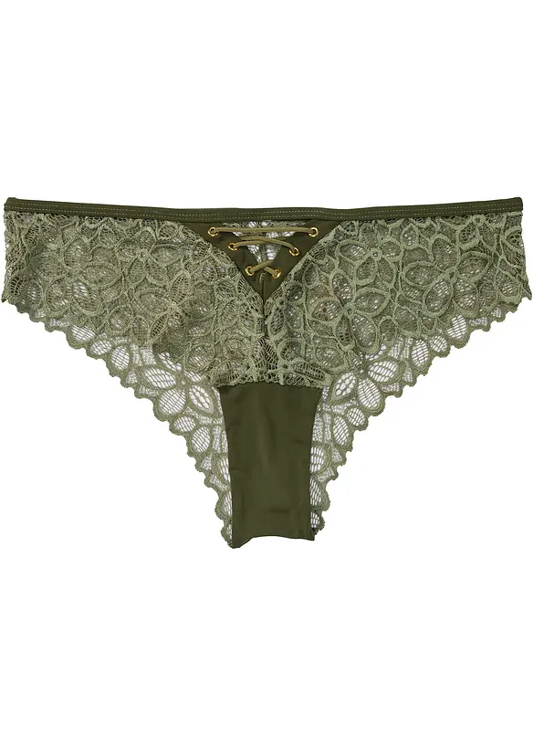 Slip br&eacute;silien en dentelle, bonprix