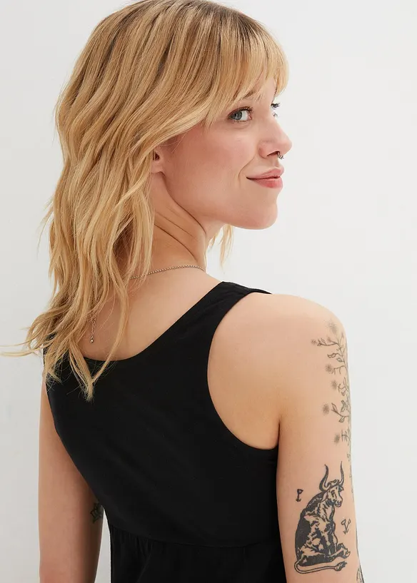 Robe courte en jersey coton, bonprix