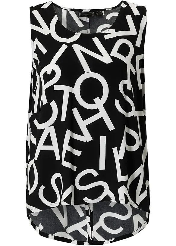 Blouse sans manches en viscose fluide, bonprix