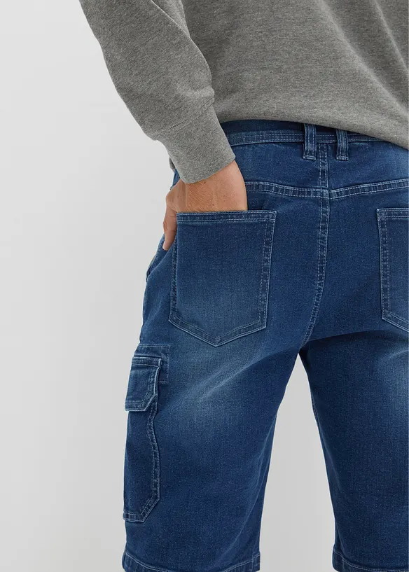 Bermuda en jean extensible, Regular, bonprix