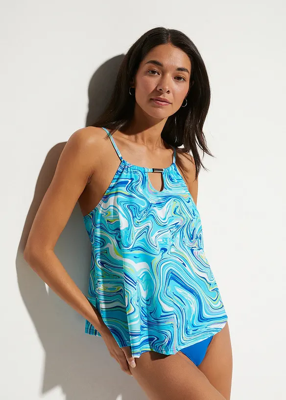 Tankini (ens. 2 pces) avec d&eacute;coupe, bonprix