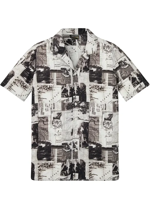 Chemise manches courtes en viscose, bonprix