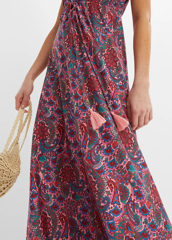 Robe longue imprimée, bonprix