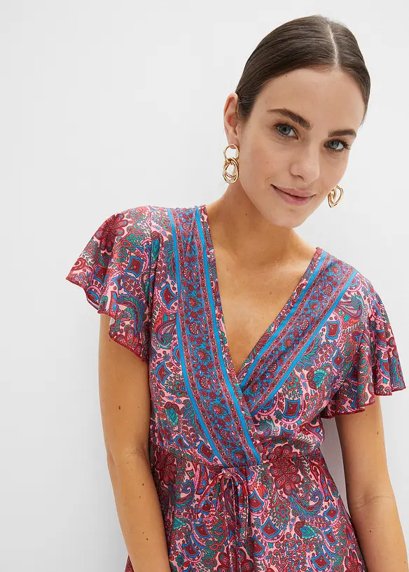 Robe longue imprimée, bonprix