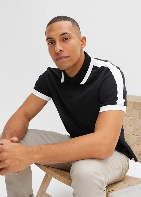 Polo en maille piquée 100% coton, bonprix