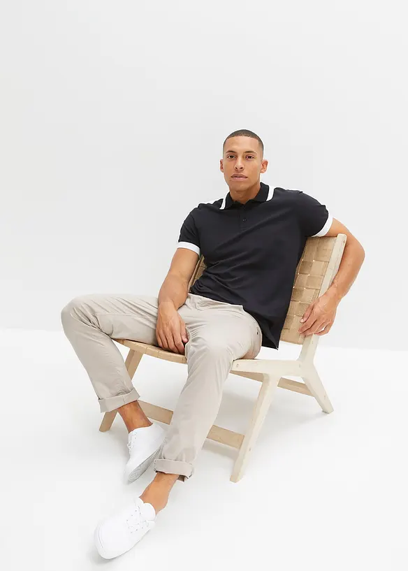 Polo en maille piquée 100% coton, bonprix