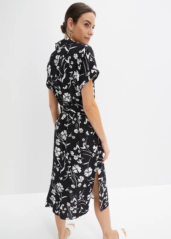 Robe-chemise imprim&eacute;e, bonprix