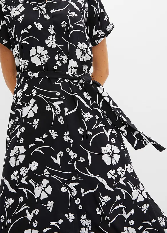 Robe-chemise imprim&eacute;e, bonprix