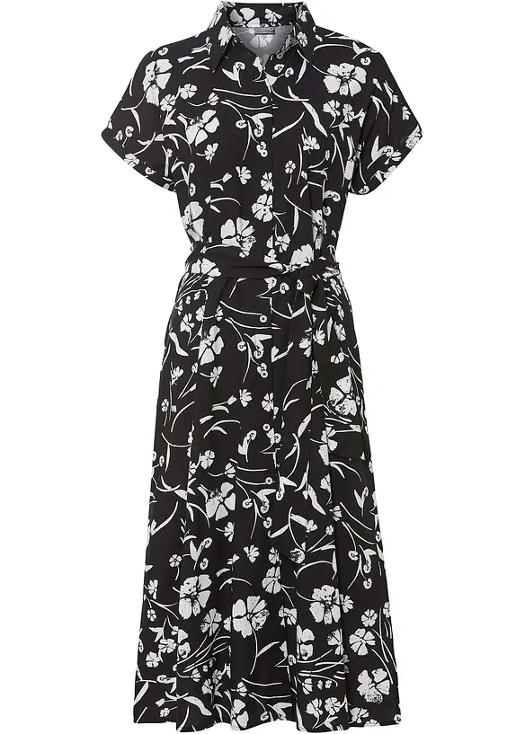 Robe-chemise imprim&eacute;e, bonprix