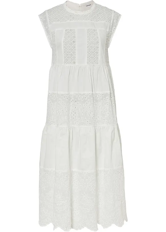 Robe midi à dentelle, bonprix