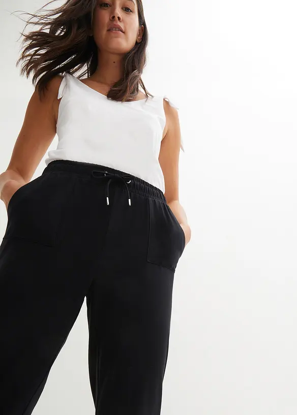 Pantalon en jersey coton extensible, bonprix
