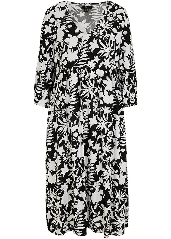 Robe midi en viscose fluide, bonprix