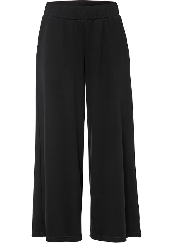 Pantalon en jersey à taille élastiquée, bonprix
