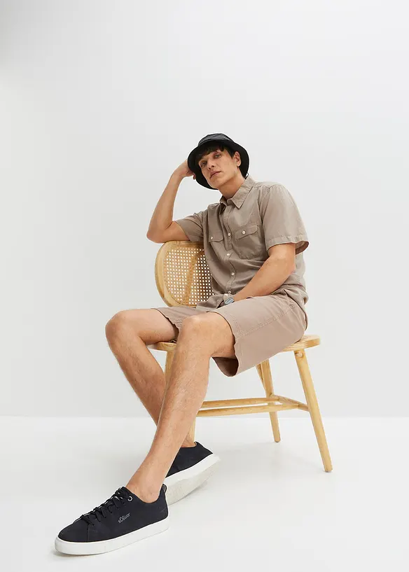 Chemise manches courtes 100% coton, bonprix