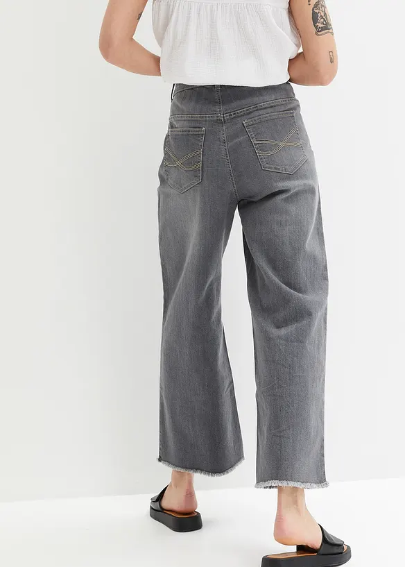 Jean large 7/8 extensible, bonprix