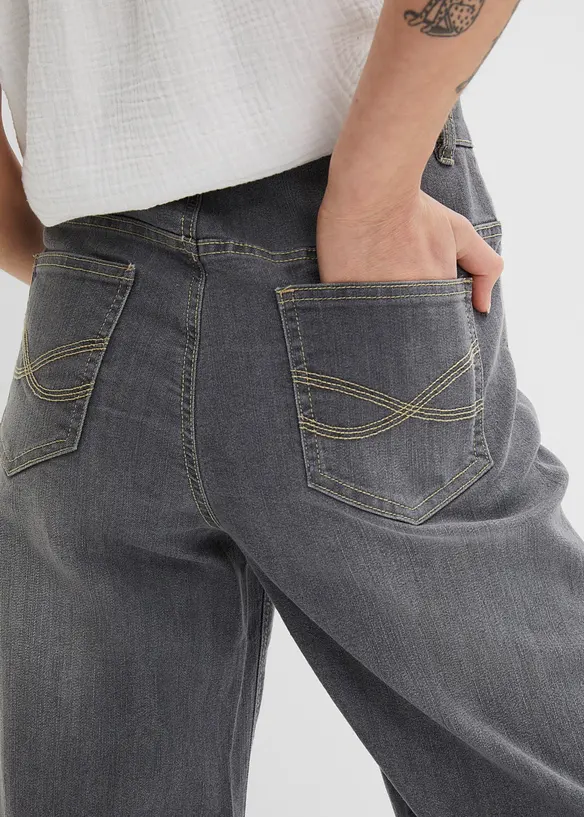 Jean large 7/8 extensible, bonprix