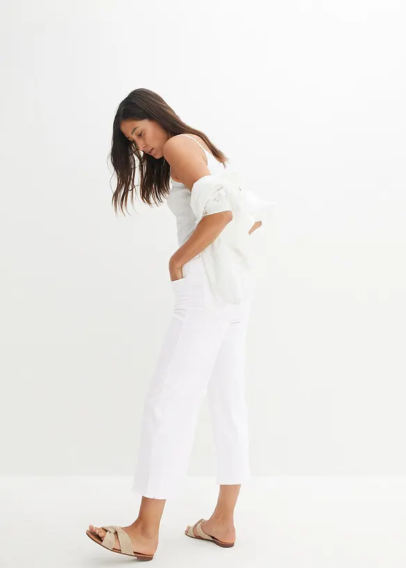 Jean large 7/8 extensible, bonprix