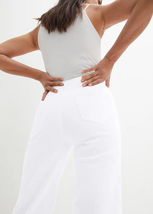 Jean large 7/8 extensible, bonprix