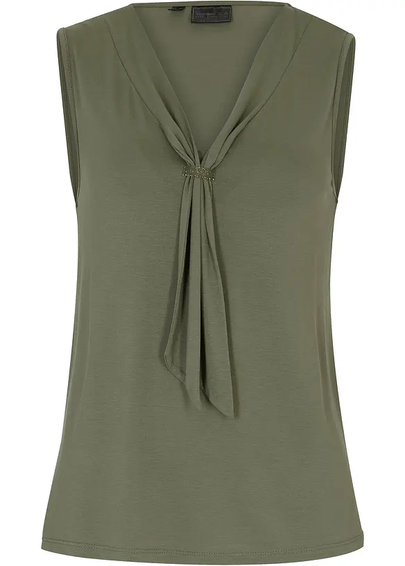 Top à col lavallière, bonprix