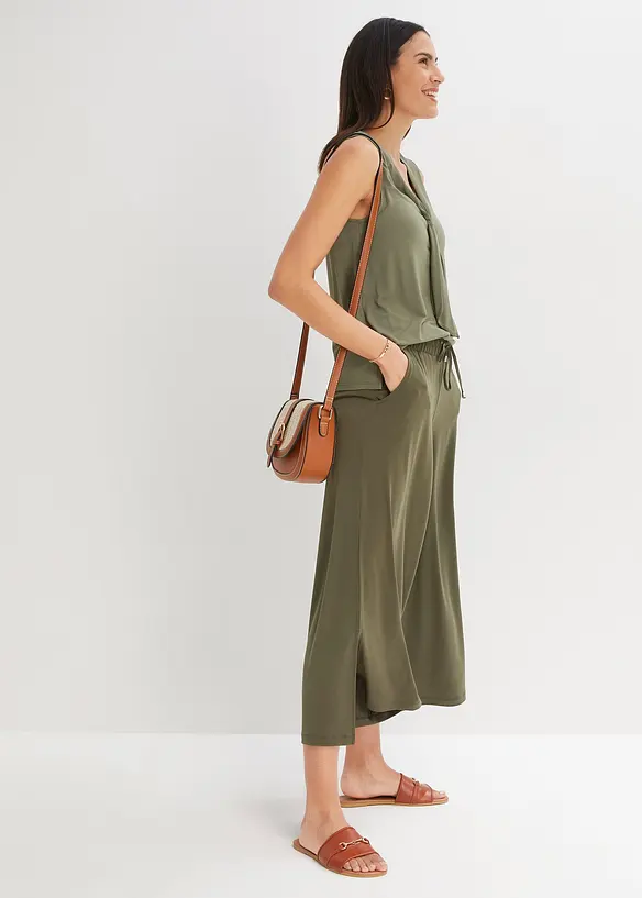 Top à col lavallière, bonprix