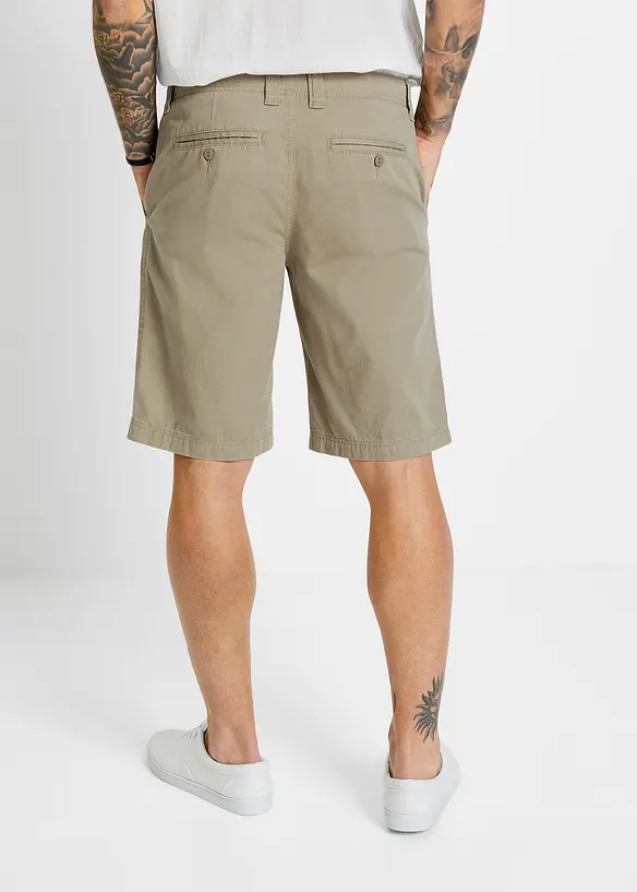Bermuda chino 100% coton, Regular, bonprix