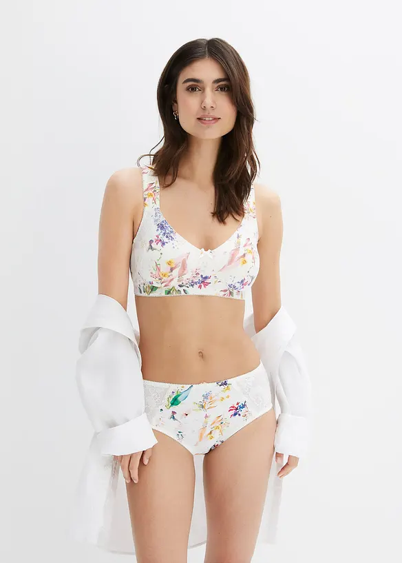 Lot de 4 maxi culottes avec coton, bonprix