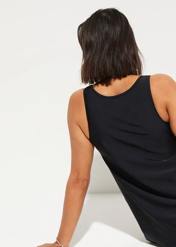 Tankini long (ens. 2 pces) avec dentelle, s&eacute;chage rapide, bonprix