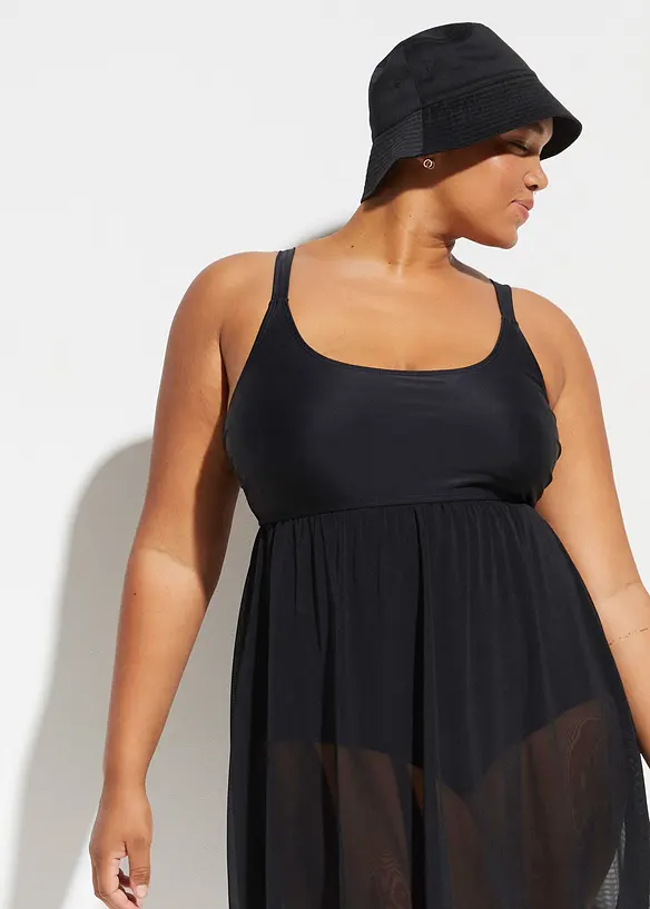 Robe de bain avec mesh, bonprix