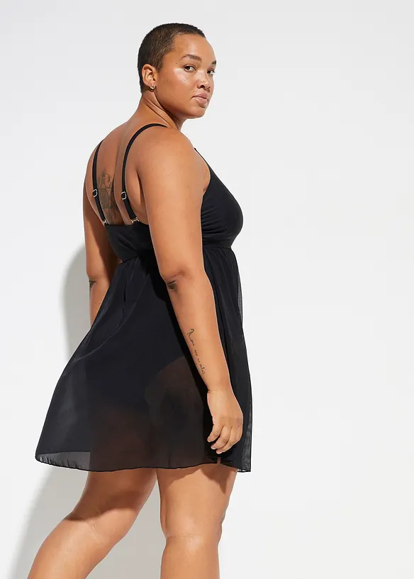 Robe de bain avec mesh, bonprix