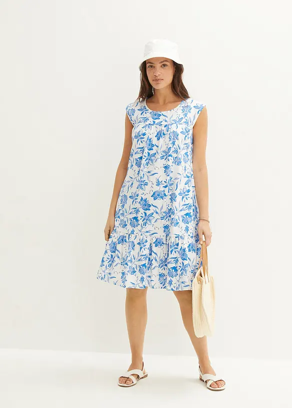 Robe midi 100% coton, bonprix