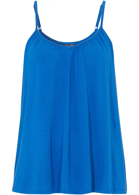 Top à fines bretelles en viscose fluide, bonprix