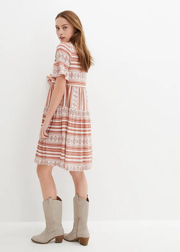 Robe en jersey de viscose mélangée, bonprix