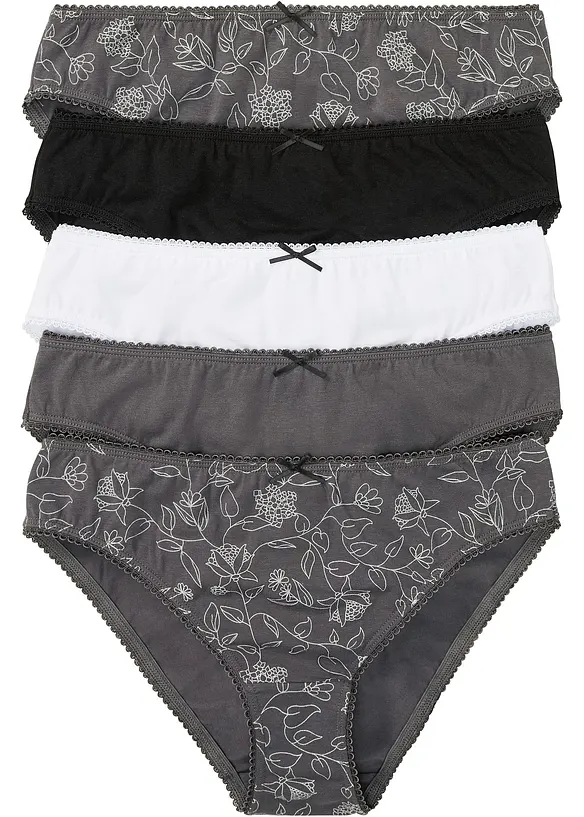 Lot de 5 slips, bonprix