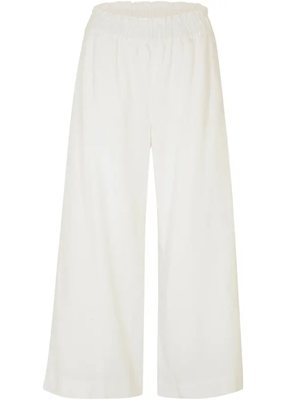 Jupe-culotte en lin, longueur mollet, bonprix