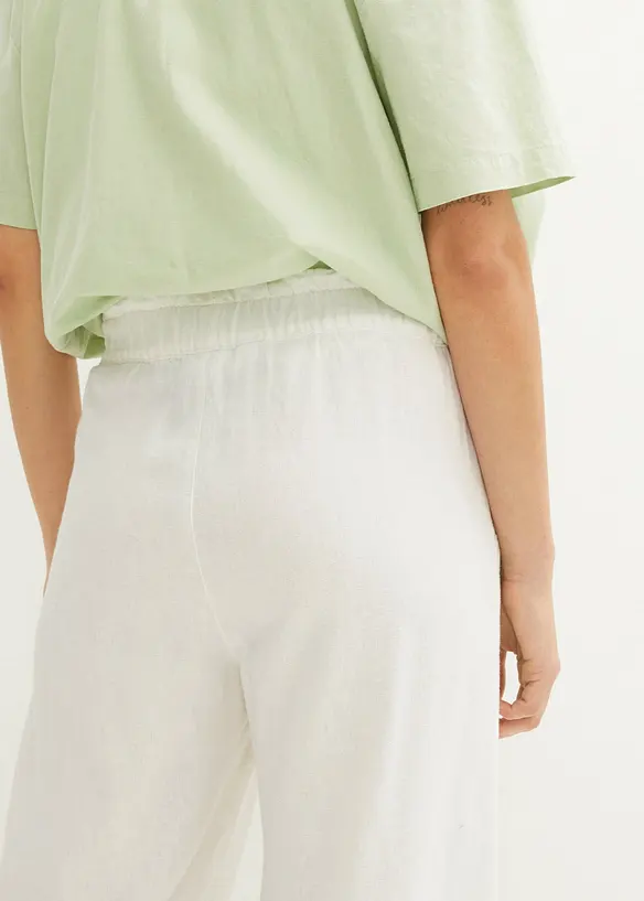 Jupe-culotte en lin, longueur mollet, bonprix