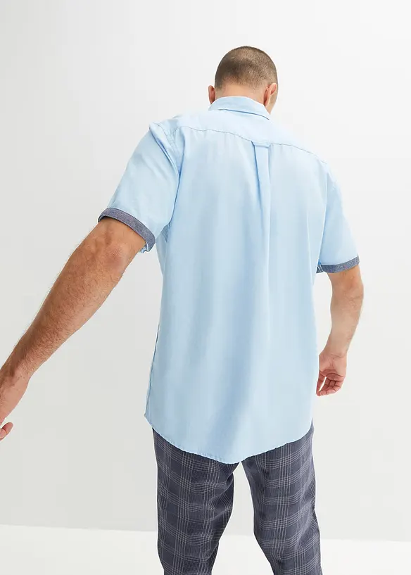 Chemise Oxford manches courtes, 100% coton, bonprix