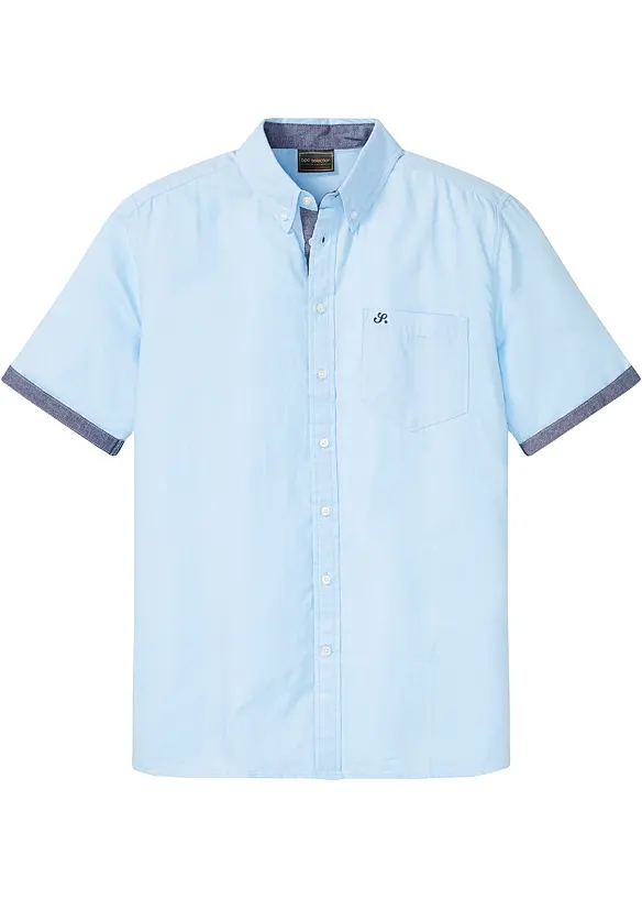 Chemise Oxford manches courtes, 100% coton, bonprix