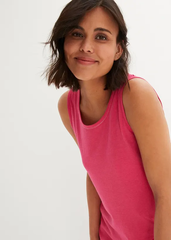 Top long avec encolure ronde, bonprix