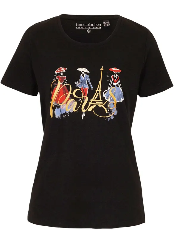 T-shirt avec imprim&eacute; devant, bonprix