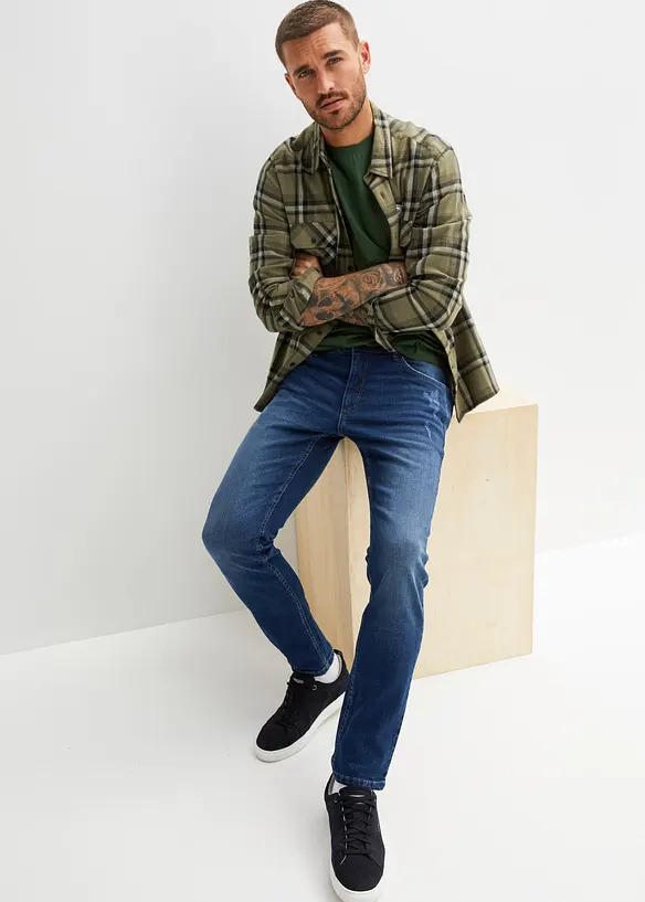 Jean extensible Slim, droit, bonprix