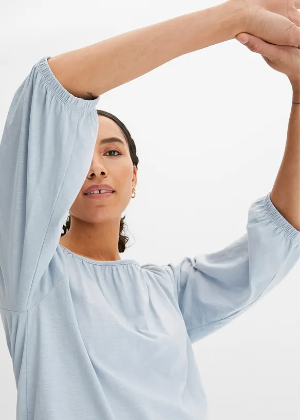 Blouse en jersey 100% coton, bonprix