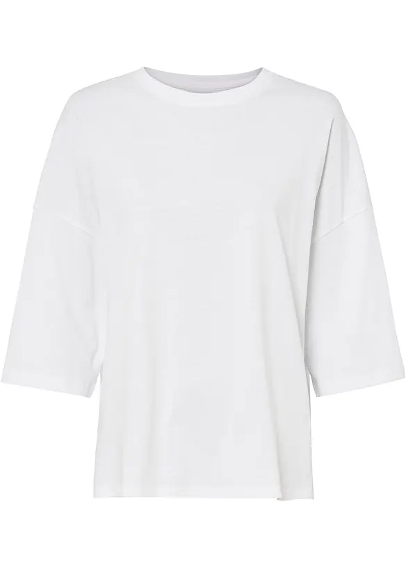 T-shirt oversize en coton extensible, bonprix