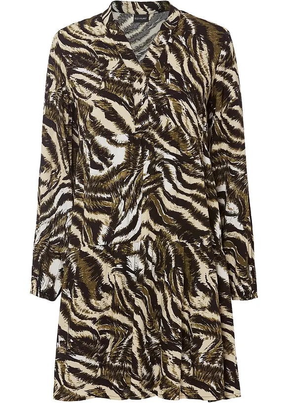 Robe &agrave; volant en viscose, BODYFLIRT