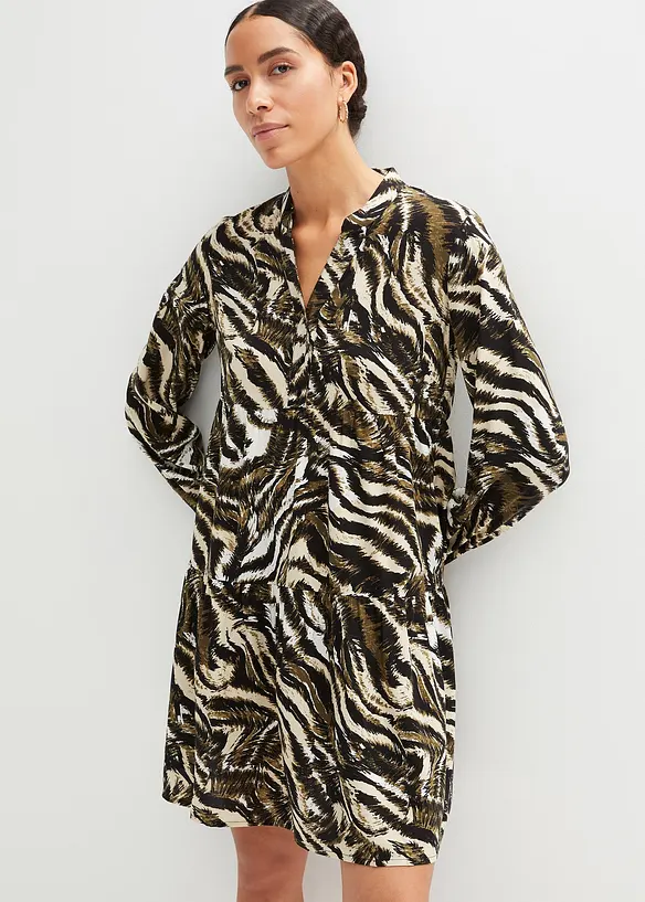 Robe &agrave; volant en viscose, BODYFLIRT