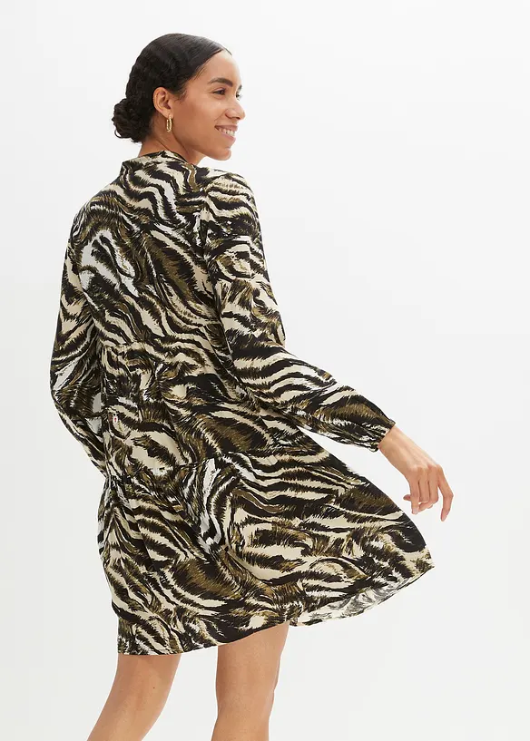 Robe &agrave; volant en viscose, BODYFLIRT