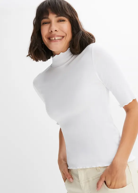 T-shirt c&ocirc;tel&eacute; mi-manches, BODYFLIRT