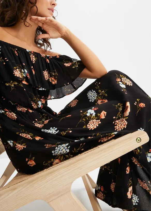 Robe Carmen imprimée, bonprix