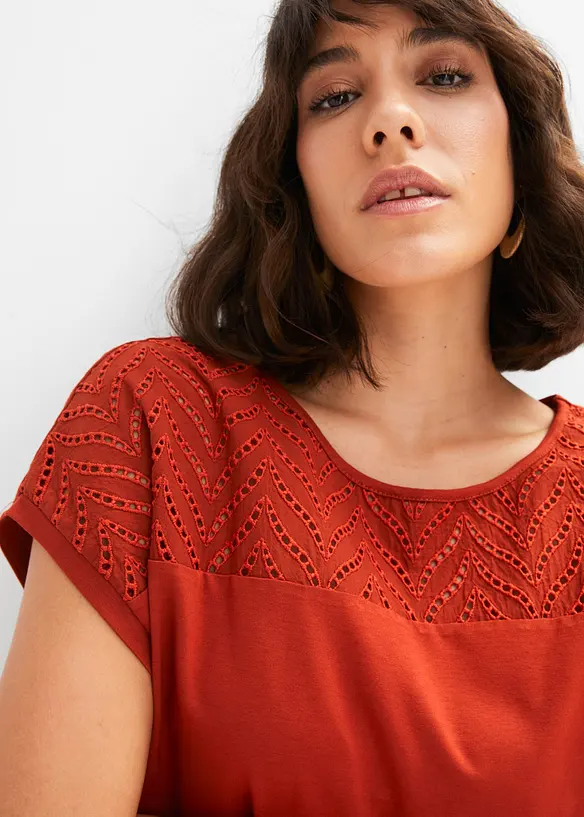 T-shirt en viscose douce, bonprix