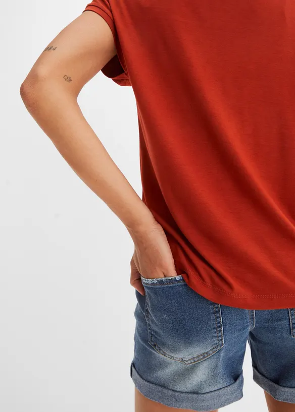 T-shirt en viscose douce, bonprix