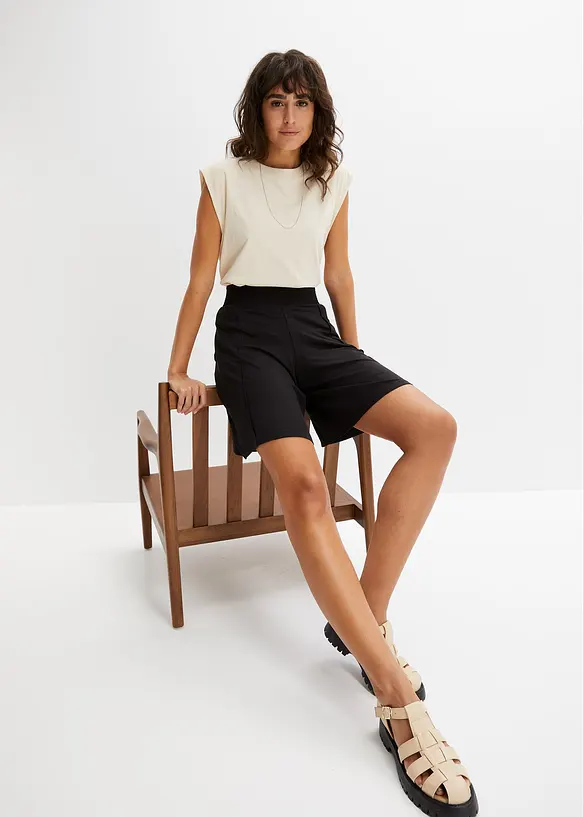 Bermuda en jersey à taille élastiquée, bonprix